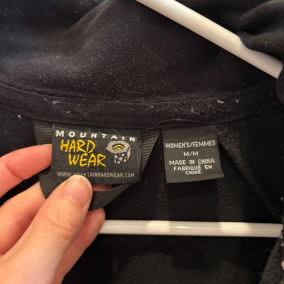 Mountain Hardwear Black Softshell Jacket Women's Size M Stretch Jacket - Picture 3 of 5